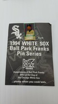 Chicago White Sox Jack Mc Dowell 1994 Hat Lapel Pin Cy Young Winner Vtg Sga New - £8.59 GBP