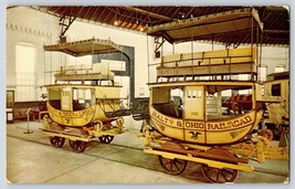 Postcard B&amp;O Transportation Museum Baltimore Maryland Imlay Cars Railroa... - £3.92 GBP