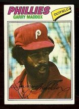 Philadelphia Phillies Garry Maddox 1977 Topps # 520 Vg - £0.40 GBP