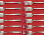 Camellia by Gorham Sterling Silver Salad Fork Set 12 pieces 6 3/4&quot; - £558.13 GBP