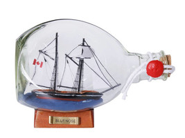 Bluenose Sailboat in a Glass Bottle 7&quot;&quot; - $18.99