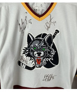 Chicago Wolves Jersey AHL Hockey Sewn Made in Canada Team Logo Men’s Small - £39.32 GBP