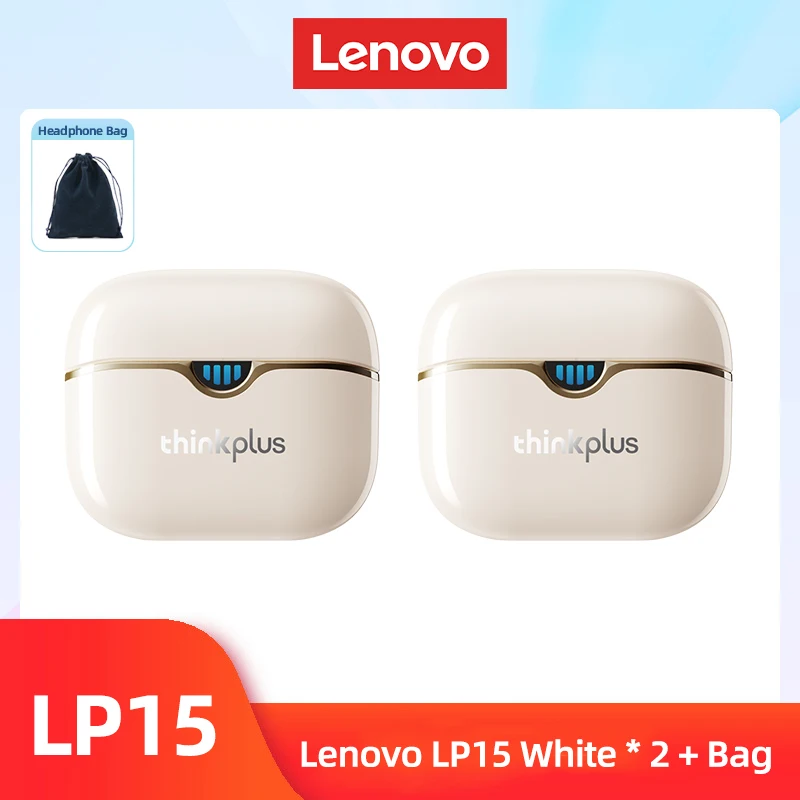  LP15 Wireless Earphones TWS Bluetooth 5.3 Headset LED Capacity Digital Display  - £43.03 GBP