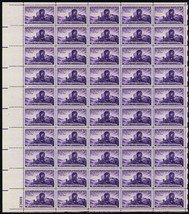 Utah Centennial Sheet of Fifty 3 Cent Postage Stamps Scott 950 - $14.95