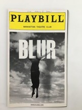 2001 Playbill Manhattan Theatre Club Polly Draper in Blur by Melanie Mar... - $14.22