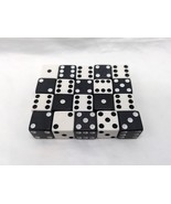 Lot Of (20) Classic Black And White D6 Dice With Black And White Pips 16mm - $29.86 CAD
