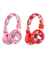 Hello Kitty Earmuffs Wireless Bluetooth Headphones Card Slot Headset Mic... - £17.22 GBP