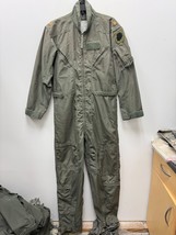 GENUINE US AIR FORCE GREEN NOMEX FIRE RESISTANT FLIGHT SUIT CWU-27/P - 42R. - $15.00