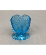 Degenhart Glass Royal Blue Heart Toothpick Holder - $14.85