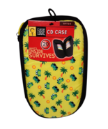Vintage Y2K 2003 Case Logic 20 CD DVD Holder Travel Case Frogs + Palm Tr... - $24.75
