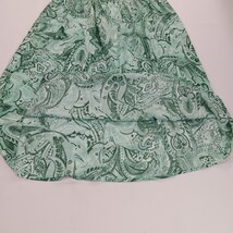 Maggie Sweet RN#120463 Women's Green Paisley A-Line Pull-On Skirt Size XL image 9