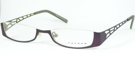 VULKAN Par Ivko V761 512 Aubergine / Vert Lunettes Monture 50-18-140mm - £43.69 GBP