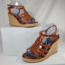 Cato Womens Wedge Multicolor Boho Sandals High Heel Platform Shoes Strap back 8M - £10.51 GBP