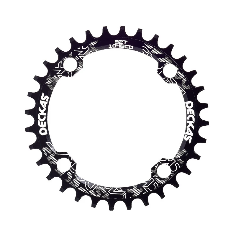 Deckas 104BCD Oval / Round Narrow Chainring MTB Mountain Bike Bicycle 32T 34T 36 - £36.27 GBP