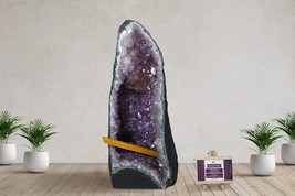 26” Tall Deep Purple Amethyst Cathedral Geode 11.5” Wide Mined In Brazil... - $4,752.00