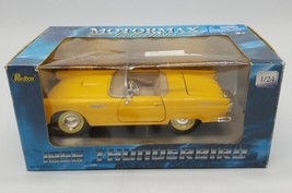 1956 Ford Thunderbird MOTORMAX Collections 1/24 Diecast Car Yellow New i... - £22.61 GBP