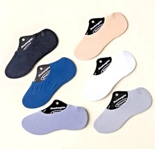 6 Pair Low Cut Socks Assorted One Size No Show Unisex Comfort Breathable Summer - £8.62 GBP