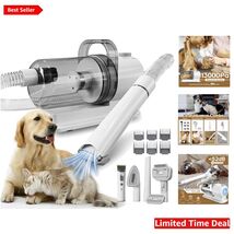 Ultimate Pet Grooming Kit: Vacuum with 5 Tools, 2.5L Dust Bin for All Pets - $154.39