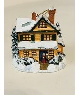 Thomas Kinkade Christmas Ornament cottage winter memories figurine Peace... - £20.98 GBP