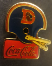 Coca-Cola Denver Broncos Super Bowl 1985 Lapel Pin - $3.47