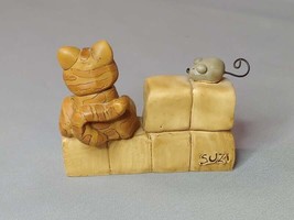 I Love Cats Figurine Suzi Skoglund Vintage - $9.85