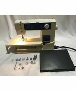 Husqvarna Viking Constitution 200 Sewing Machine with cords, pedal and case - $255.76 CAD