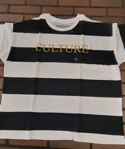 MIGOS - 2018 Embroidered Striped Culture shirt ~Licensed / Never Worn~ M L XL - £17.32 GBP