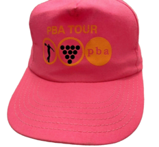Hat Pink PBA Tour Professional Bowling Association Cap Vintage P Made in... - £20.35 GBP
