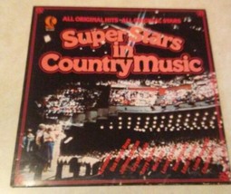 Country Lp Various Artists Superstars In country Music On K-Tel 12&quot; Vinyl Record - £18.20 GBP