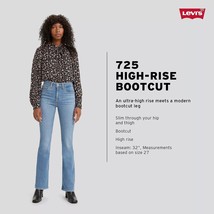 Levi&#39;s Women&#39;s 725 High Rise Bootcut Jeans TRIBECA SUN 187590086 B4HP - $29.95