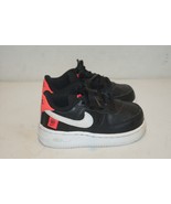 Nike Force 1 WorldWide TD Sneaker Size 5C CN8541-001 Black White Flash C... - $36.29 CAD