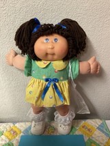 Cabbage Patch Kid Girl 25th Anniversary Brown Hair Brown Eyes Head Mold #9 2008 - £209.58 GBP