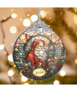 Funny Santa Ornaments for Christmas Tree 2024 Santa Ornaments for Christ... - $20.99