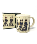 Vintage 70s Hallmark Marching Band Coffee Mug Purple w Gold Trim Japan N... - £16.03 GBP