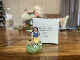 Lenox Disney Snow White thimble figurine in original box - £12.02 GBP