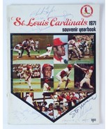 Stan Musial Joe Hague Joe Torre +5 St. Louis Cardinals Signed 1971 Yearbook - $98.99