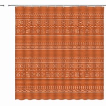 Boho Geometric Shower Curtain Polyester Fabric - $46.52