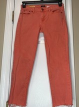 J.Crew Jeans Sz 26 Womens Pink Stretch Denim Pants Ladies Toothpick Skinny - $21.46