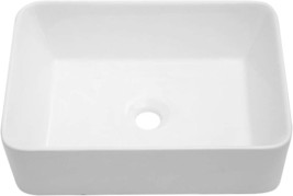 Vessel Sink Rectangular - Kichae 19&quot;x15&quot; Freestanding Modern Bathroom Re... - £71.55 GBP