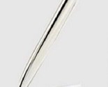 DECODE Vase L Shape Tube Minimalistic Modern Art Silver Height 14&quot; - $157.93