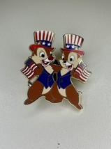2008 Disney Pin 61626 Patriotic Chip &#39;n&#39; Dale Flags and Hats Uncle Sam America - £12.49 GBP