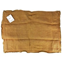 NEW [1] Pottery Barn Galen Linen Lumbar Pillow Cover, 14&quot; x 20&quot; Mustard Yellow - £44.63 GBP