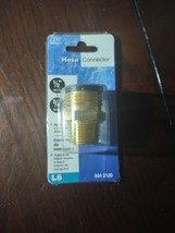 504 2120 Hose Ftg Mh X 1/2 Mip, Ldr Industries, EACH, CD, Carded. Brass.... - $15.72