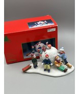 Share the Joy Lemax Building a Snowman #33087 1993 Distributed by Caldor - £8.13 GBP