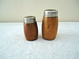 Vintage Holmbergs RostFritt ? Wooden Salt &amp;  Pepper Shaker Set &quot; BEAUTFI... - £11.00 GBP