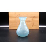 Vtg Handmade Blue Opaline Look Small Bud Vase Beautiful Simple Decor 4.25&quot; - €25,68 EUR