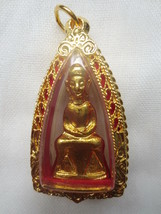 So Rare Blessed Holy Gold Phra Chai-Thong Lucky Pendant Top Magic Buddha... - $19.99