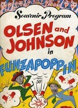 Funzapoppin Souvenir Program Olsen &amp; Johnson 1949 Bob Hope Henry Ford Truman - £57.98 GBP