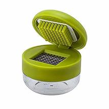 Joie Garlic Press and Chopper with Storage Container, Stainless Steel Bl... - £14.70 GBP