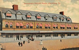 Harrisburg Pa ~ Pennsylvania Railroad Station-A M Aurand Photo Map-
show orig... - £6.14 GBP